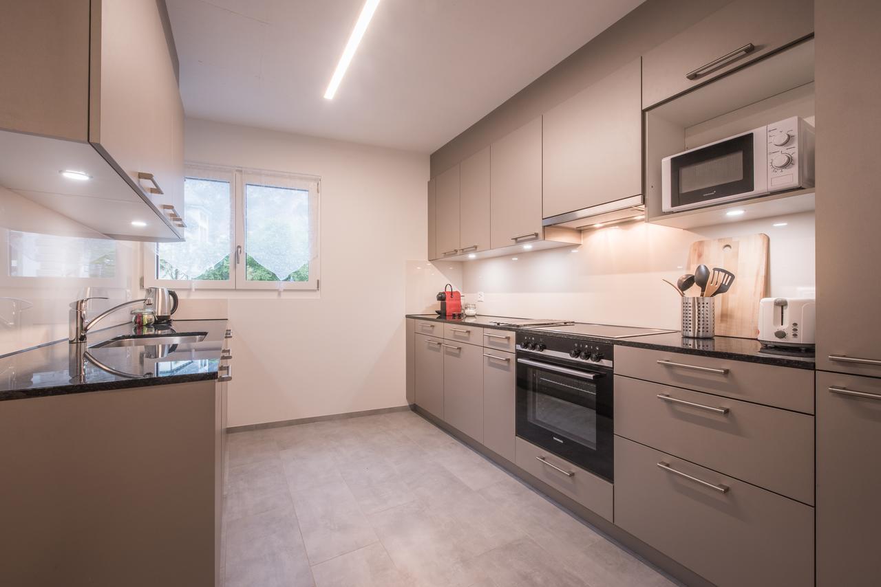 City Center Apartment - Interlaken Bagian luar foto